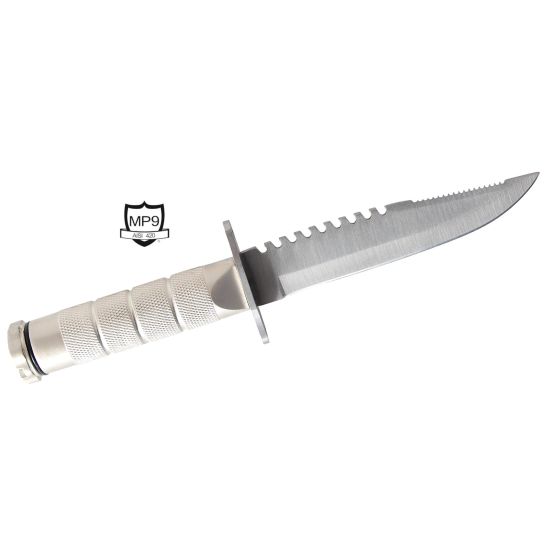 MP9 Überlebensmesser - Silber