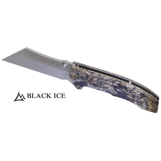 BLACK ICE Einhandmesser THC Green