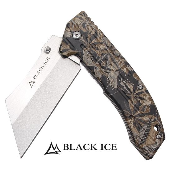 BLACK ICE Einhandmesser THC Green
