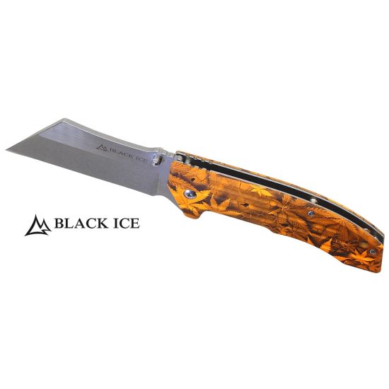BLACK ICE Einhandmesser THC Orange