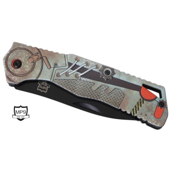 MP9 Klappmesser Steampunk